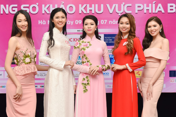 Em gái cao 1,8 m của á hậu Trà My thi Hoa hậu Việt Nam