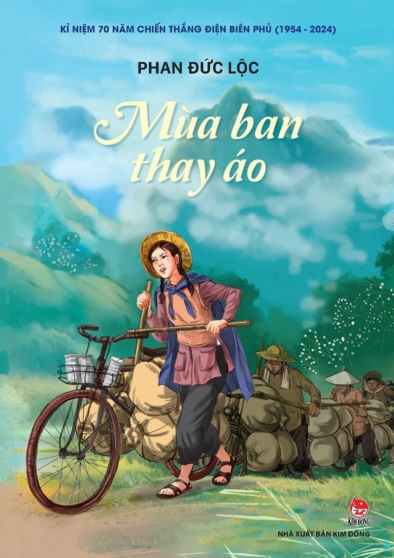 Truyện dài &apos;Mùa ban thay áo&apos; là góc nhìn của người trẻ về Chiến dịch Điện Biên Phủ năm xưa. Ảnh: Kim Đồng.