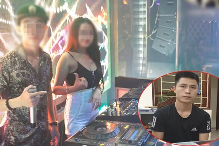 Giữa Cường (khoanh tròn) và nạn nhân có quan hệ tình cảm với nhau.