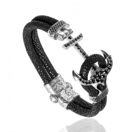 Vòng đeo tay da cá đuối Charm...