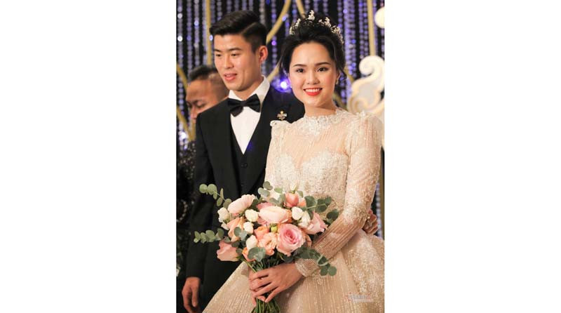 Thực đơn tại khách sạn 5 sao trong đám cưới Duy Mạnh - Quỳnh Anh