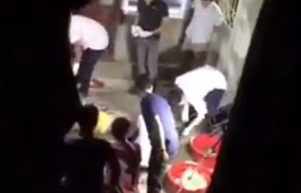 Hiện trường vụ việc.