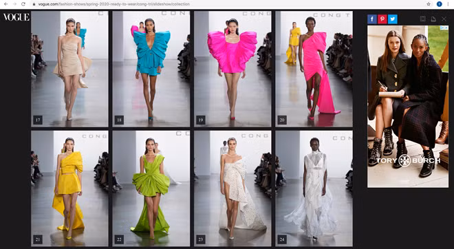 NTK Công Trí được truyền thông Mỹ đánh giá cao bộ sưu tập mới trình diễn - ảnh 1