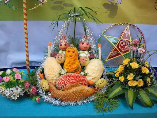 Cách bày mâm ngũ quả Trung thu đẹp đơn giản và ý nghĩa nhất - Ảnh 8.