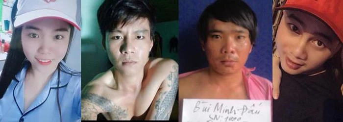 4 nghi can liên quan vụ án mạng. Ảnh: Thanh Kiều.