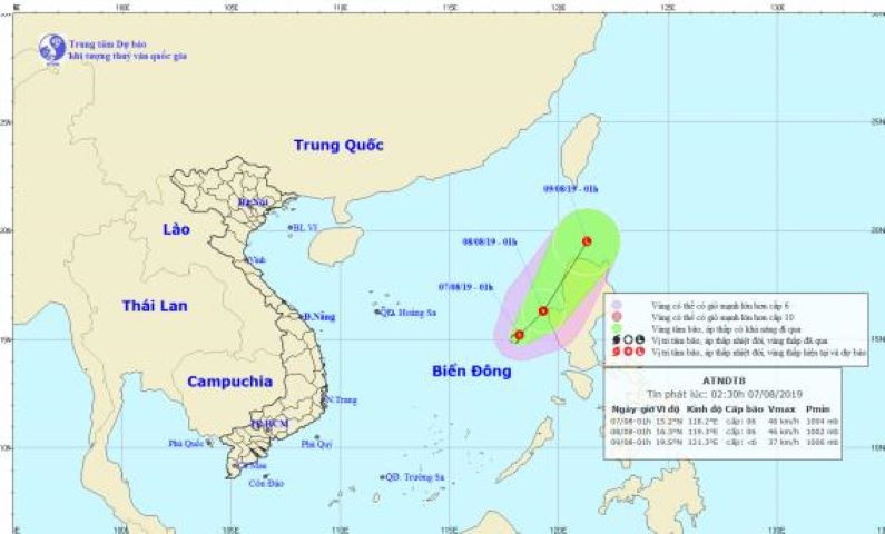 Áp thấp nhiệt đới đang dịch chuyển về phía đảo Luzon (Ảnh minh họa)