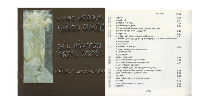 Hình bìa CD 'Songs From A Prison Diary' (Những bài hát từ “Nhật ký trong tù” và tracklist). Ảnh: Võ Xuân Quế. Hình bìa CD 'Songs From A Prison Diary' (Những bài hát từ “Nhật ký trong tù” và tracklist). Ảnh: Võ Xuân Quế.