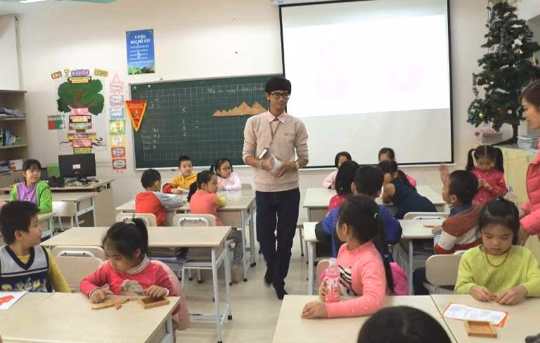 Một lớp học trải nghiệm tại hội thảo