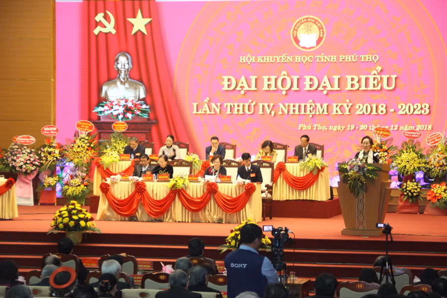 Đại hội Đại hội đại biểu lần thứ IV, nhiệm kỳ 2018 – 2023 của Hội Khuyến học tỉnh Phú Thọ