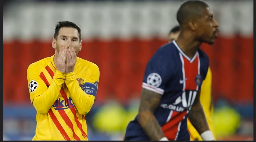 Messi không thể giúp Barca đi tiếp.