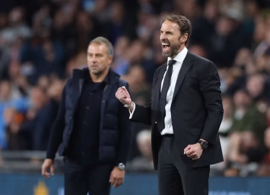 Gareth Southgate thở phào nhẹ nhõm khi Anh có được trận hòa trên sân Wembley. Gareth Southgate thở phào nhẹ nhõm khi Anh có được trận hòa trên sân Wembley.