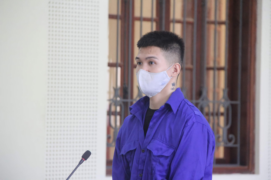 Bị cáo Nguyễn Văn Trình tại phiên tòa.