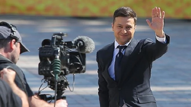 Tổng thống Ukraine Vladimir Zelensky.