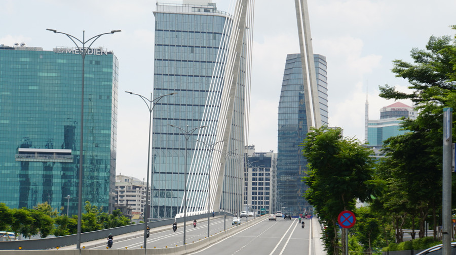 Cầu Thủ Thiêm 2 (nay là cầu Ba Son), một dự án được thực hiện thành công theo hợp đồng BT. Ảnh: Mạnh Tùng