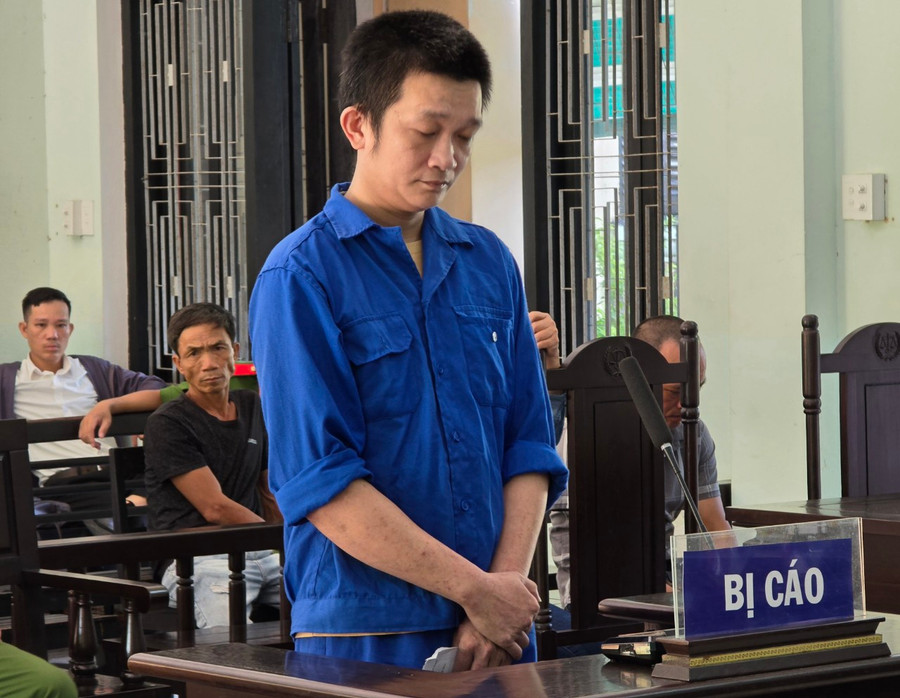 Ngô Gia Kỳ tại phiên tòa.