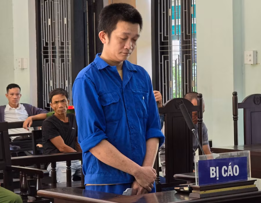 Ngô Gia Kỳ tại phiên tòa.