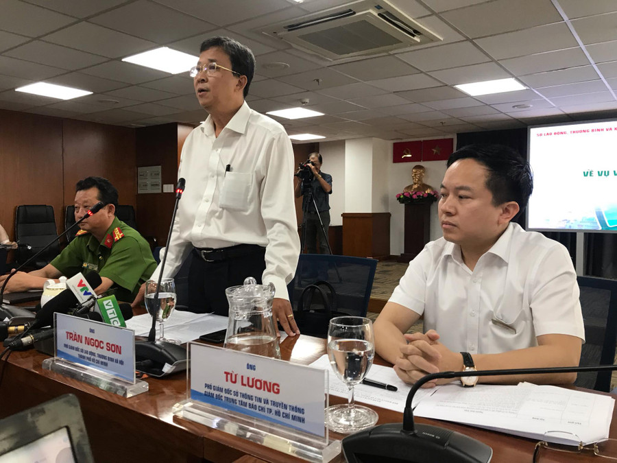 Ông Trần Ngọc Sơn, Phó Giám đốc Sở LĐ-TB&XH TPHCM tóm tắt vụ việc Ông Trần Ngọc Sơn, Phó Giám đốc Sở LĐ-TB&XH TPHCM tóm tắt vụ việc