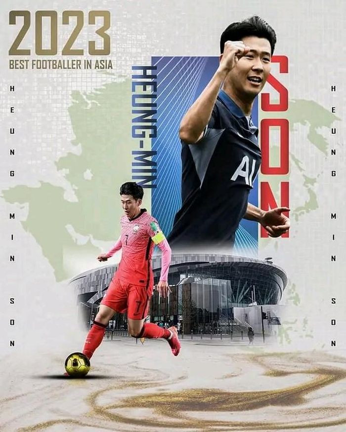 Son Heung-min đoạt danh hiệu ‘Cầu thủ xuất sắc nhất châu Á 2023’. Son Heung-min đoạt danh hiệu ‘Cầu thủ xuất sắc nhất châu Á 2023’.