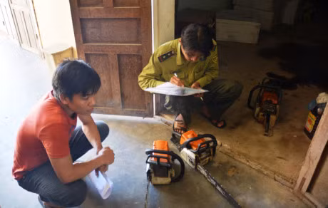 Bat qua tang vu pha rung tai Quang Nam - Anh 1