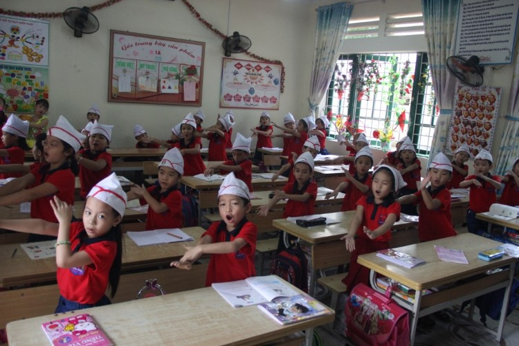 Xây dựng Trường học hạnh phúc bắt đầu từ những giờ học hạnh phúc. Ảnh: Sỹ Điền Xây dựng Trường học hạnh phúc bắt đầu từ những giờ học hạnh phúc. Ảnh: Sỹ Điền