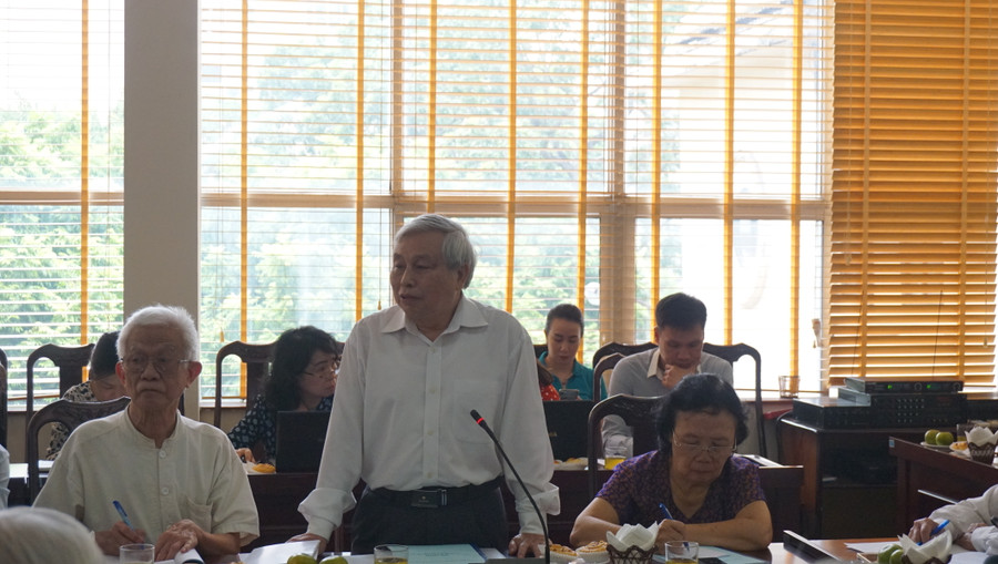 TS Võ Thế Quân chia sẻ tại Hội thảo.