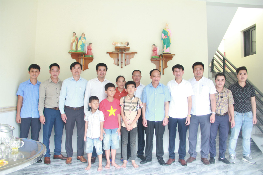 Căn nhà mới sẽ giúp 3 học sinh có điều kiện tốt hơn để yên tâm học tập. (Ảnh: T.H). Căn nhà mới sẽ giúp 3 học sinh có điều kiện tốt hơn để yên tâm học tập. (Ảnh: T.H).