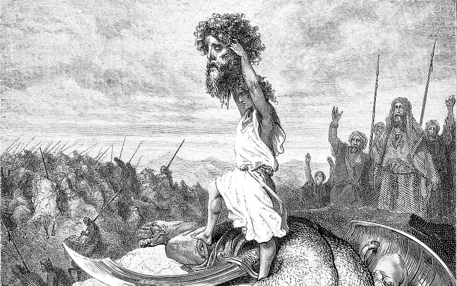 Tranh truyền thuyết Goliath. Tranh truyền thuyết Goliath.