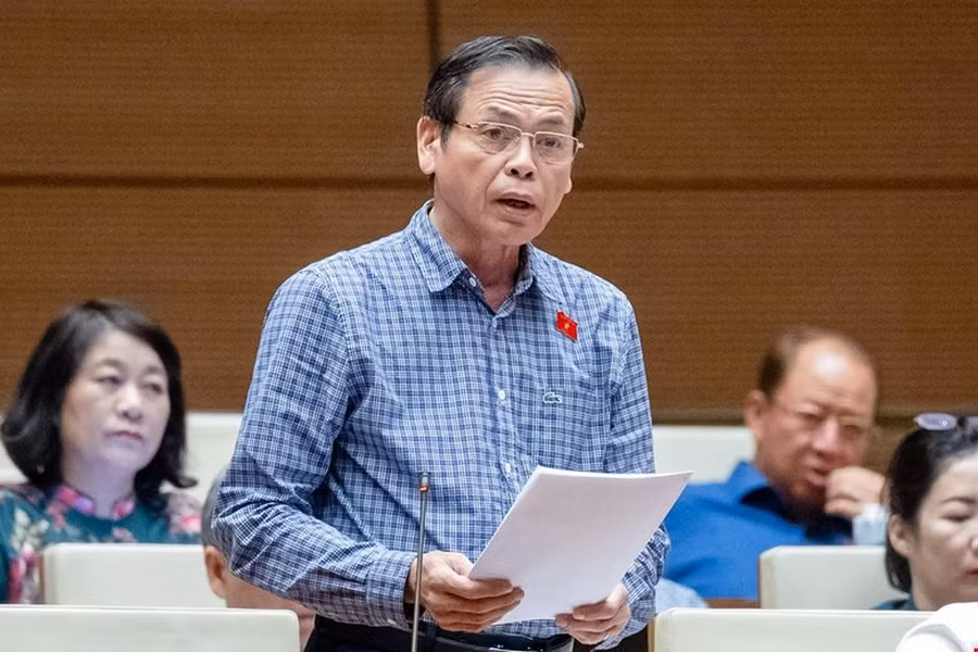 Đại biểu Trần Hữu Hậu (Đoàn ĐBQH tỉnh Tây Ninh).