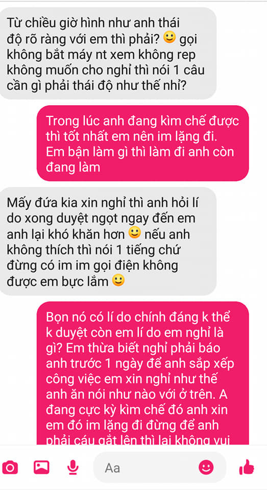 Cậy người yêu làm sếp, cô gái hứng lên là xin nghỉ, bạn trai liền mắng cho một tràng rồi chốt một câu khiến ai cũng hả hê - Ảnh 2. Cậy người yêu làm sếp, cô gái hứng lên là xin nghỉ, bạn trai liền mắng cho một tràng rồi chốt một câu khiến ai cũng hả hê - Ảnh 2.