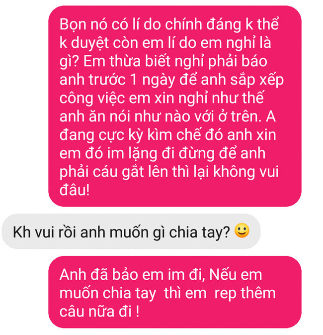 Cậy người yêu làm sếp, cô gái hứng lên là xin nghỉ, bạn trai liền mắng cho một tràng rồi chốt một câu khiến ai cũng hả hê - Ảnh 3. Cậy người yêu làm sếp, cô gái hứng lên là xin nghỉ, bạn trai liền mắng cho một tràng rồi chốt một câu khiến ai cũng hả hê - Ảnh 3.