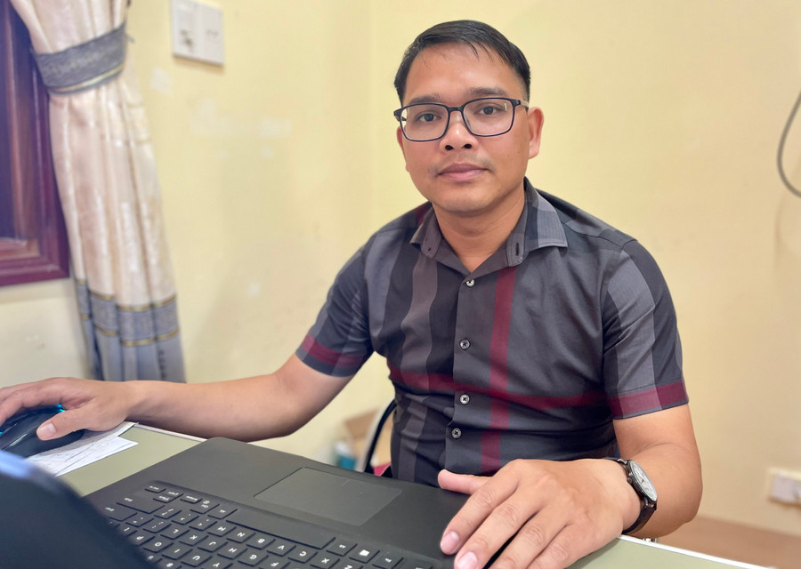 Ông A Tạm chia sẻ về việc phát triển du lịch ở 7 hồ, 3 thác nhưng vẫn gắn với gìn giữ môi trường sinh thái. Ảnh: Dung Nguyễn