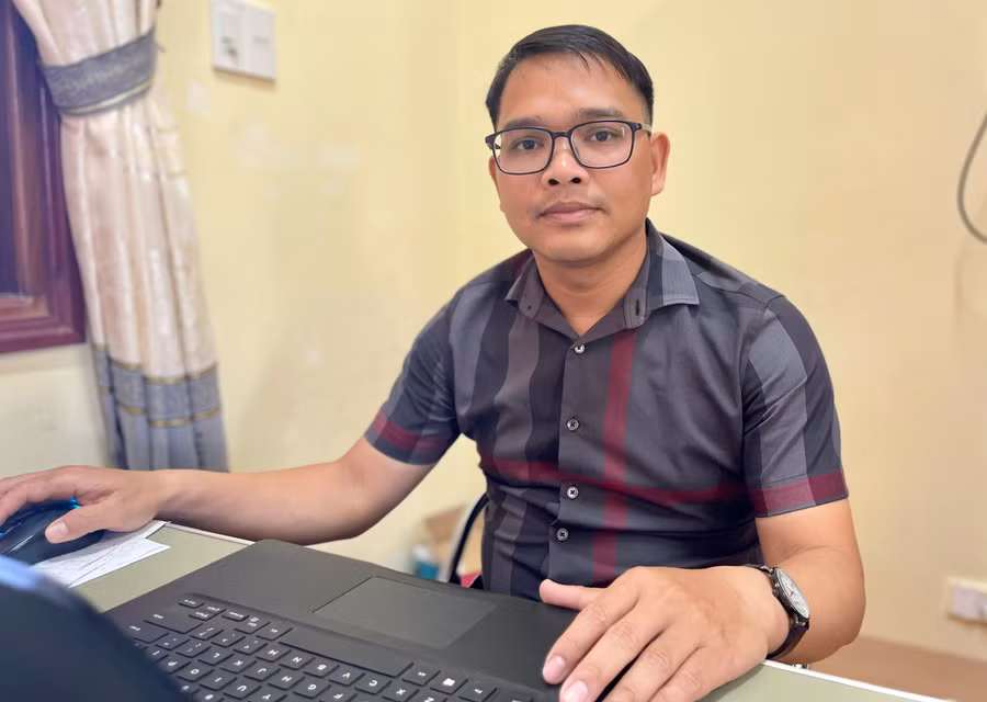 Ông A Tạm chia sẻ về việc phát triển du lịch ở 7 hồ, 3 thác nhưng vẫn gắn với gìn giữ môi trường sinh thái. Ảnh: Dung Nguyễn