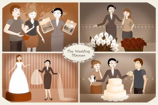 Wedding Planner tất bật với các khâu chuẩn bị đám cưới cho khách hàng mà bỏ quên hạnh phúc cá nhân. (Ảnh minh họa)