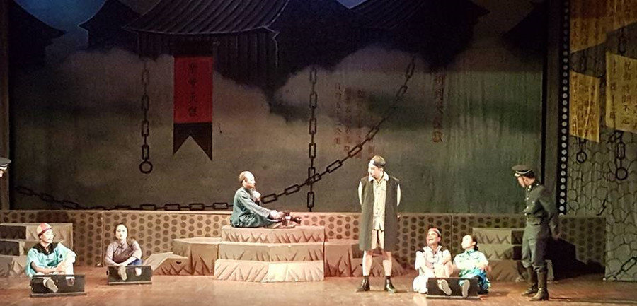 Hình tượng Bác Hồ trong vở chèo &apos;Những vần thơ thép&apos; của Nhà hát Chèo Việt Nam. Ảnh: NHCVN.