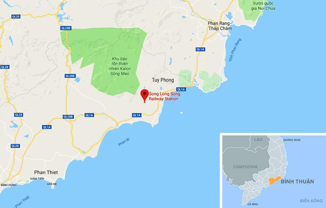 Tàu SE 27 vừa rời ga Sông Lòng Sông thì xảy ra vụ tai nạn. Ảnh: Google Maps. Chuyen di dinh menh cua 2 co gai tren xe 16 cho bi tau hoa hat vang hinh anh 3