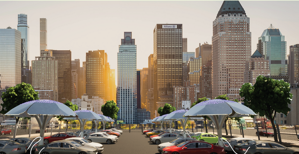 Những điểm sạc điện cho xe hình cây có diện mạo hấp dẫn hơn. Những điểm sạc điện cho xe hình cây có diện mạo hấp dẫn hơn.