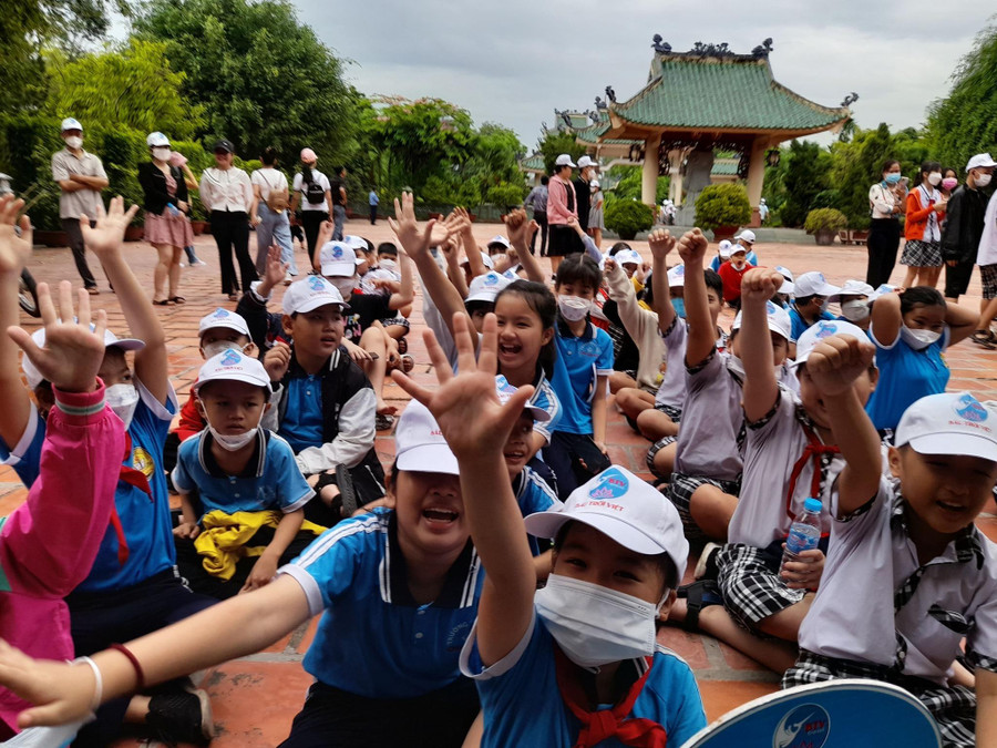 Văn miếu Trấn Biên thường xuyên diễn ra các hoạt động giáo dục.