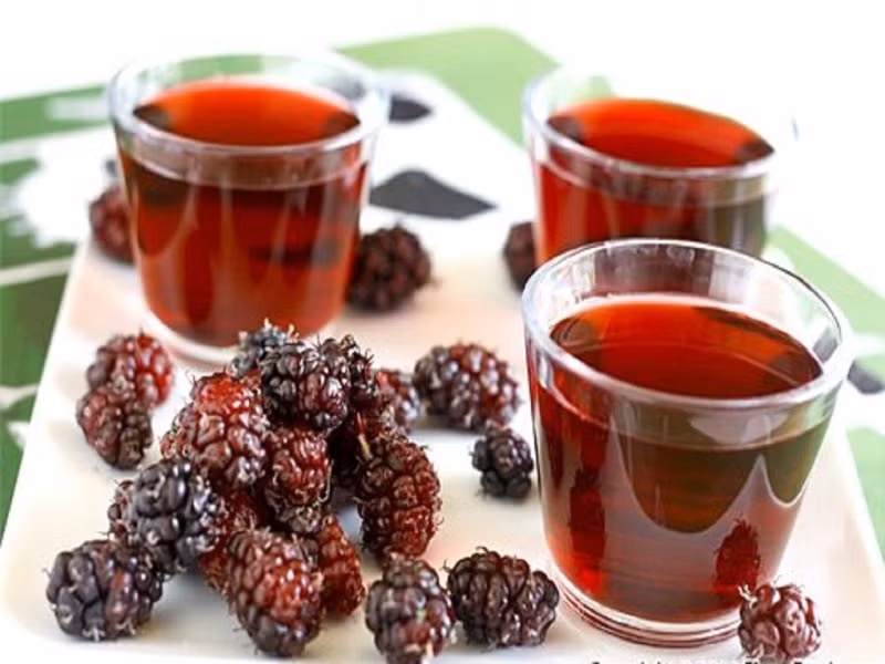 Mát lành siro dâu tằm