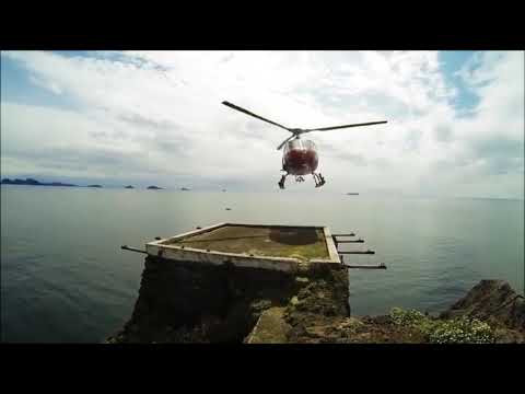 Ngọn hải đăng Pridrangar là nơi có địa hình hiểm trở.
