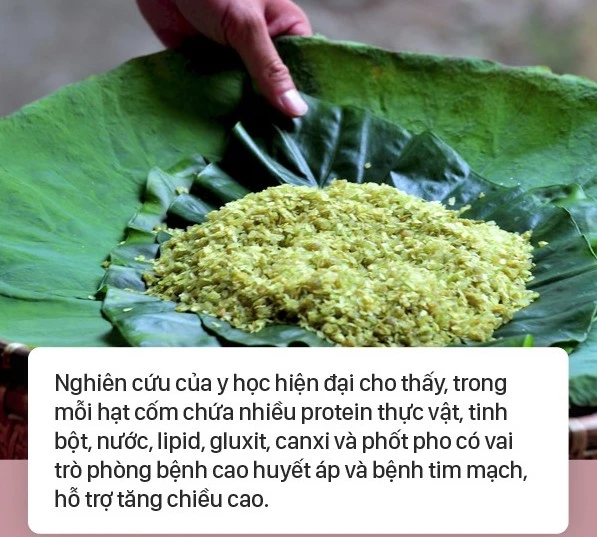 Cốm Hà Nội.