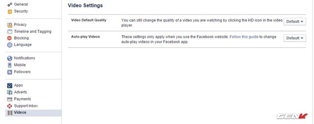 Cách loại bỏ tính năng tự động play của video trên Facebook ảnh 2 Cách loại bỏ tính năng tự động play của video trên Facebook ảnh 2