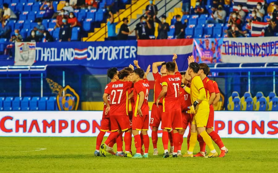 U23 Việt Nam vào bán kết U23 Đông Nam Á. (Nguồn: VFF).
