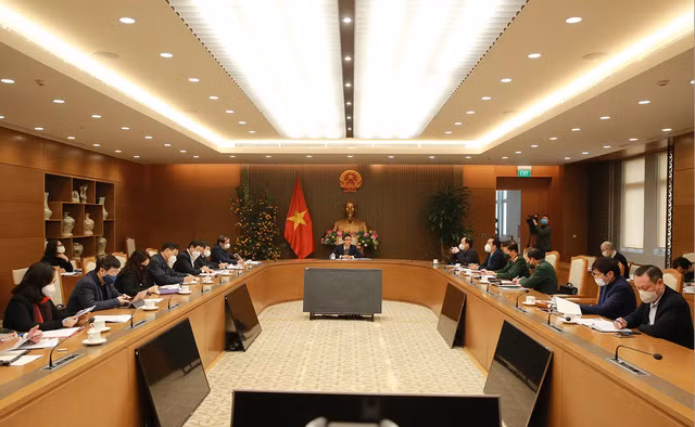 Toàn cảnh cuộc họp. ẢNh: VGP.