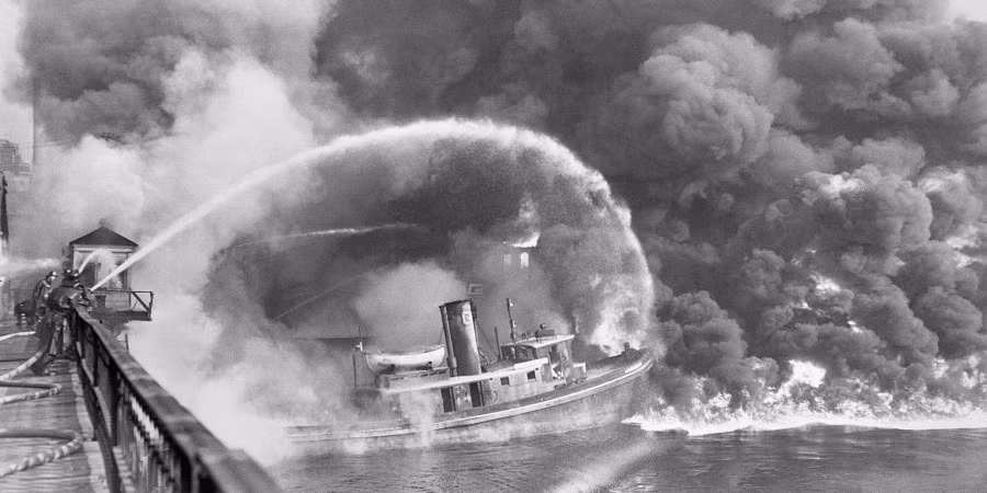 Trước năm 1970, sông Cuyahoga đã 13 lần bốc cháy.