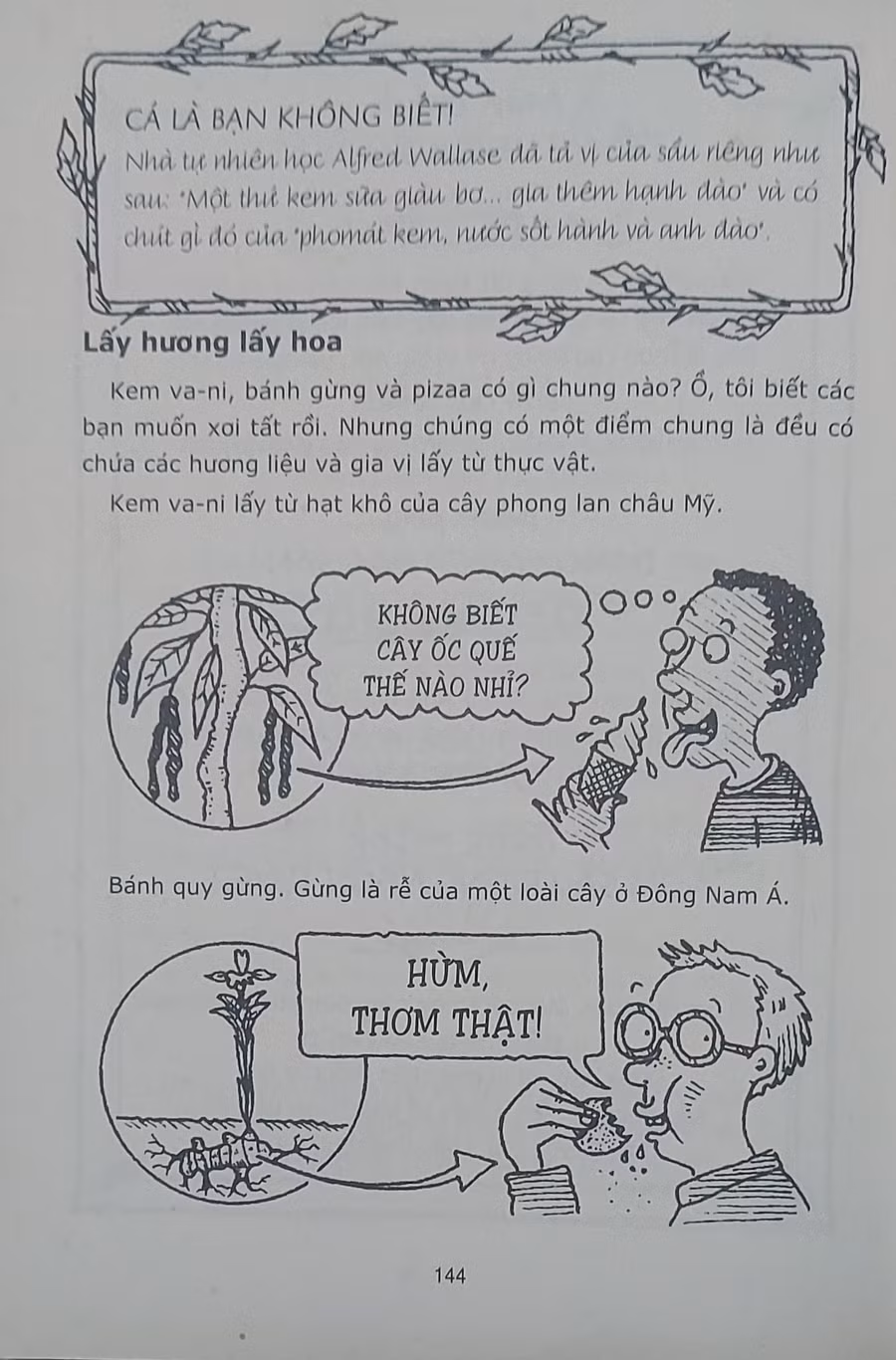 Trong 'Cây xanh đành hanh' có nhiều bức tranh minh họa dễ thương, câu văn sinh động. Ảnh: Tấn Quyết.