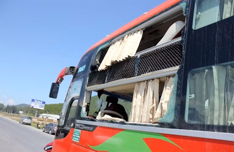 Hiện trường vụ nổ.