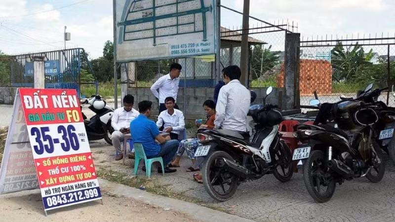 Sốt đất phần lớn do giới đầu cơ tạo nên.