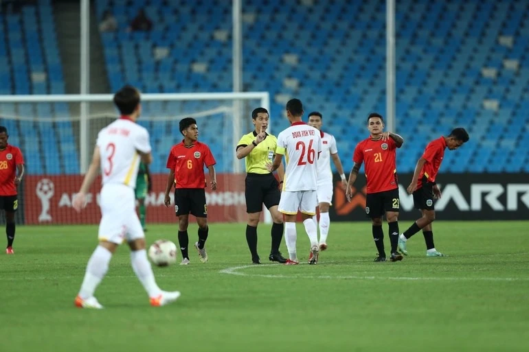 U23 Việt Nam chỉ có 13 cầu thủ đấu với Đông Timor.