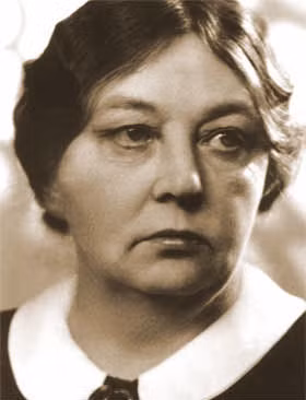 Nữ văn sĩ Sigrid Undset.