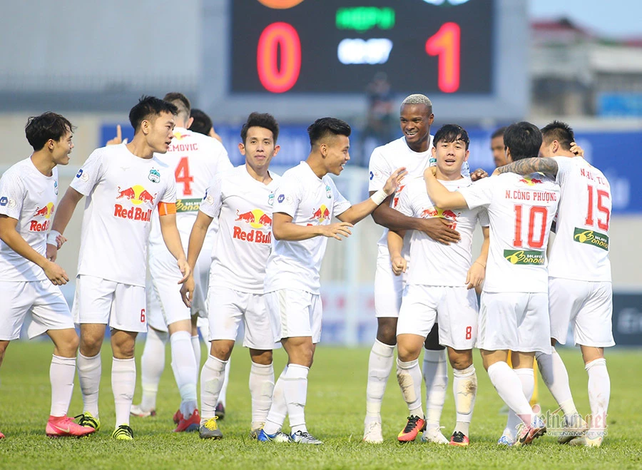 Hoàng Anh Gia Lai đang dẫn đầu V-League 2021.